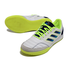Scarpa da calcio da futsal Adidas Competition Top IC bianca, blu e verde