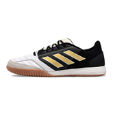 Scarpa da calcio da futsal Adidas Competition Top IC bianca, nera e gialla