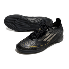 Scarpa da calcio da interno Adidas F50 Elite Darkspark Pack nera e rossa IC