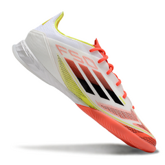 Botas de fútbol sala Adidas F50 Elite IC Pure Victory Pack blancas y negras