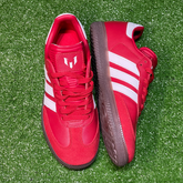 Chuteira Futsal Adidas Samba Classic Messi Vermelha e Branca Tamanho 37