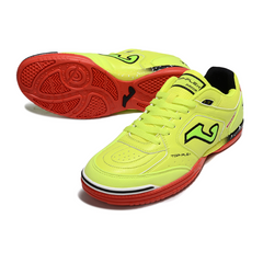 Scarpa da calcio indoor Joma Top Flex 24 gialla e rossa IC