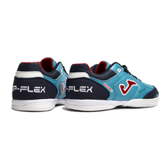 Scarpa da calcio indoor Joma Top Flex 24 IC blu e rossa