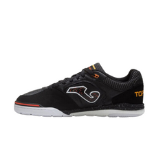 Scarpa da calcio indoor Joma Top Flex Rebound nera e arancione IC