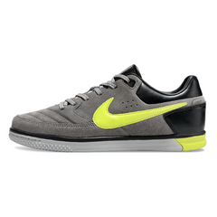 Scarpa da calcio Nike5 Street Gato grigia e verde da interno IC