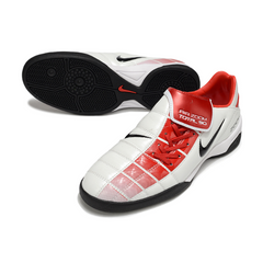Nike Air Zoom Total 90 III White and Red Indoor IC Football Boot
