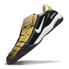 Nike Air Zoom Total 90 III Black and Gold Indoor IC Football Boot