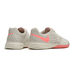Nike Lunar Gato II IC Gray and Pink Indoor IC Football Boot