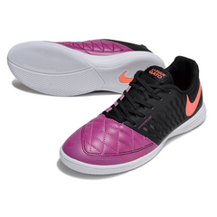 Scarpa da calcio Nike Lunar Gato II Indoor IC nera e viola