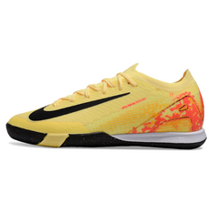Scarpa da calcio Nike Mercurial Vapor 16 Elite Mbappe Pack grigia e gialla da interno IC