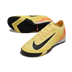 Scarpa da calcio Nike Mercurial Vapor 16 Elite Mbappe Pack grigia e gialla da interno IC