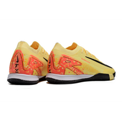 Scarpa da calcio Nike Mercurial Vapor 16 Elite Mbappe Pack grigia e gialla da interno IC