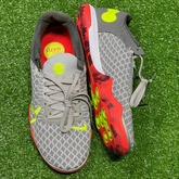 Chuteira Futsal Nike Reactgato IC Cinza e Laranja Tamanho 38