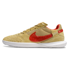 Scarpa da calcio Nike Streetgato Beige e Rossa Indoor IC