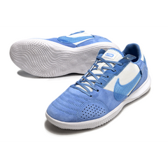 Nike Streetgato White and Blue Indoor IC Football Boot