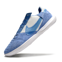 Nike Streetgato White and Blue Indoor IC Football Boot