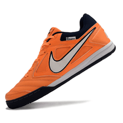 Chuteira Futsal Nike SB Gato X Supreme IC Laranja, Branca e Azul - VENI Futebol
