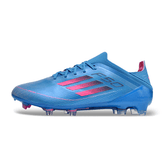 Chuteira Infantil Campo Adidas F50 Elite FG Azul e Rosa - VENI Futebol