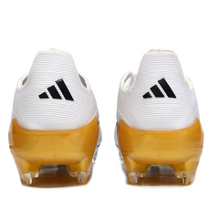 Adidas F50 Elite White Black and Gold Firm Ground FG Kids Football Boot