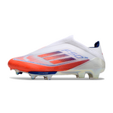 Scarpa da calcio per bambini Adidas F50+ Elite Laceless Green and Yellow Firm Ground FG