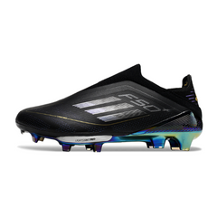 Botas de fútbol Adidas F50+ Elite sin cordones Darkspark Pack Firm Ground FG para niños