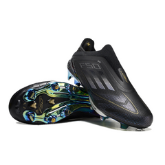 Botas de fútbol Adidas F50+ Elite sin cordones Darkspark Pack Firm Ground FG para niños