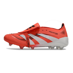 Botas de fútbol Adidas Predator 25 Elite Tongue para niños, para terreno firme (FG), edición Pure Victory Pack