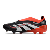 Scarpa da calcio per bambini Adidas Predator 25 Elite Laceless Green and Black Firm Ground FG