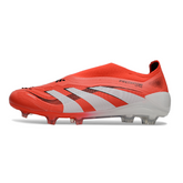 Scarpa da calcio per bambini Adidas Predator 25 Elite Laceless FG Pure Victory Pack
