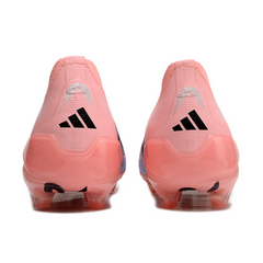Scarpa da calcio per bambini Adidas Predator 25 Elite Laceless Pink Firm Ground FG