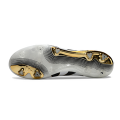 Botas de fútbol Adidas Predator 25 Elite sin cordones Teamgeist Pack para niños, para terreno firme (FG).