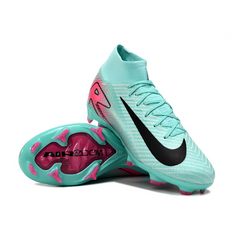 Nike Air Zoom Mercurial Superfly 10 Elite Light Blue and Pink Firm Ground FG Kids Football Boot