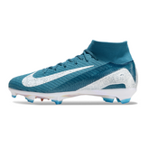 Nike Air Zoom Mercurial Superfly 10 Elite Blue Firm Ground FG Kids Football Boot