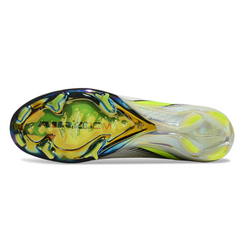 Nike Air Zoom Mercurial Superfly 10 Elite White Green and Black Firm Ground FG Kids Football Boot