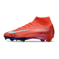 Botas de fútbol Nike Air Zoom Mercurial Superfly 10 Elite Red Firm Ground FG para niños