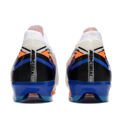 Nike Air Zoom Mercurial Vapor 16 Elite White Blue and Orange Firm Ground FG Football Boot