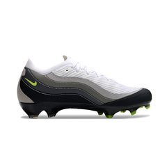 Nike Air Zoom Mercurial Vapor 16 Elite Air Max 95 White and Gray Firm Ground FG Kids Football Boot