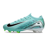 Botas de fútbol Nike Air Zoom Mercurial Vapor 16 Elite azul claro para terreno firme FG para niños