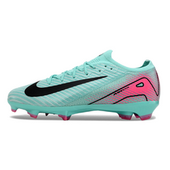 Nike Air Zoom Mercurial Vapor 16 Elite Light Blue and Pink Firm Ground FG Kids Football Boot