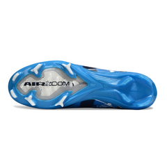 Botas de fútbol Nike Air Zoom Mercurial Vapor 16 Elite azul claro para terreno firme FG para niños