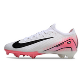 Scarpa da calcio Nike Air Zoom Mercurial Vapor 16 Elite bianca e rosa per terreni compatti FG