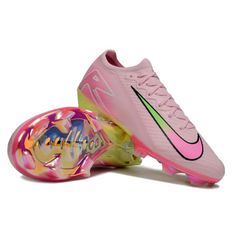 Botas de fútbol Nike Air Zoom Mercurial Vapor 16 Elite rosa claro para terreno firme FG para niños