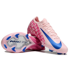 Nike Air Zoom Mercurial Vapor 16 Elite Pink and Blue Firm Ground FG Kids Football Boot
