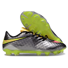 Nike Phantom Hypervenom Elite Silver Firm Ground FG Kids Football Boot
