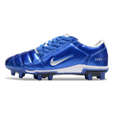 Scarpa da calcio Nike Total 90 III FG per bambini blu e bianca per terreni compatti