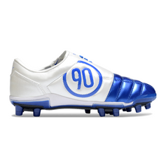 Scarpa da calcio Nike Total 90 III FG per bambini blu e bianca per terreni compatti