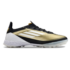 Botas de fútbol Adidas F50 Elite + Messi Triunfo Dourado Pack Turf TF para niños