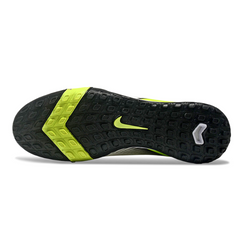 Botas de fútbol Nike Zoom Mercurial Superfly 10 Elite para niños, blancas, verdes y negras, color césped artificial TF