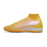 Botas de fútbol Nike Zoom Mercurial Superfly 10 Elite Gold Turf TF para niños