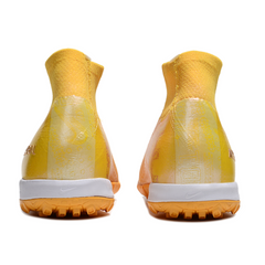 Botas de fútbol Nike Zoom Mercurial Superfly 10 Elite Gold Turf TF para niños
